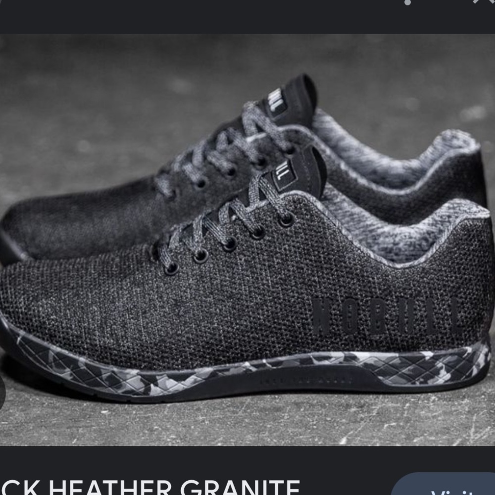 NOBULL Black Heather Granite CrossFit Shoes